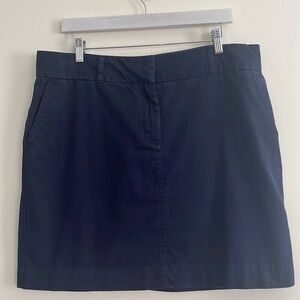VINEYARD VINES Navy Blue Skirt Cotton size 14 preppy vacation golf classic